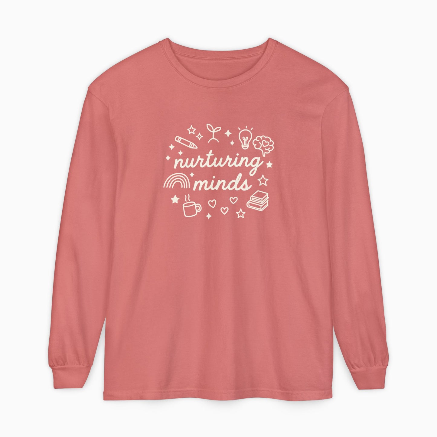 Nurturing Minds Comfort Colors Long Sleeve T-Shirt