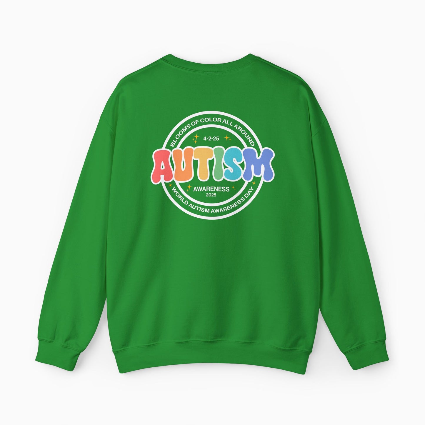 Autism Awareness 2025 - Blooms of Color All Around Sweatshirt