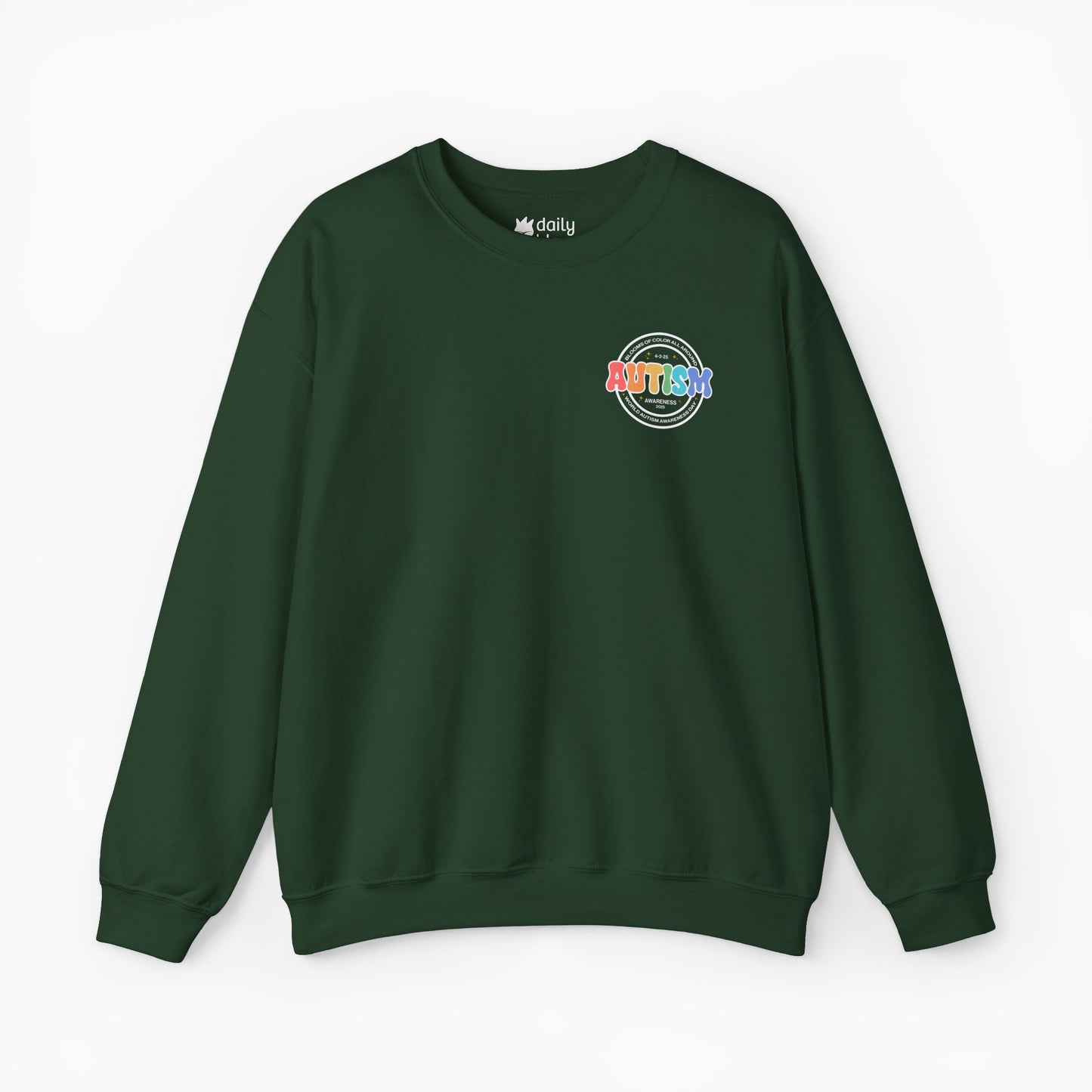 Autism Awareness 2025 - Blooms of Color All Around Sweatshirt