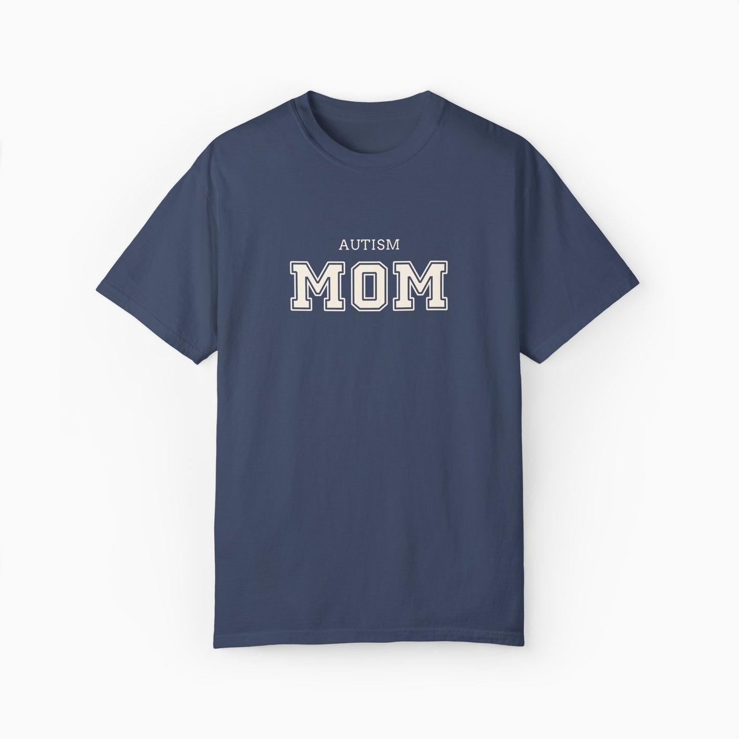 Autism Mom College Comfort Colors Tee