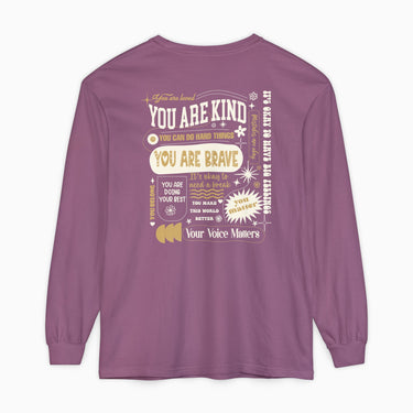 Autism Long - sleeve - Together We Bloom Comfort Colors Long Sleeve T-Shirt - Daily Bloom