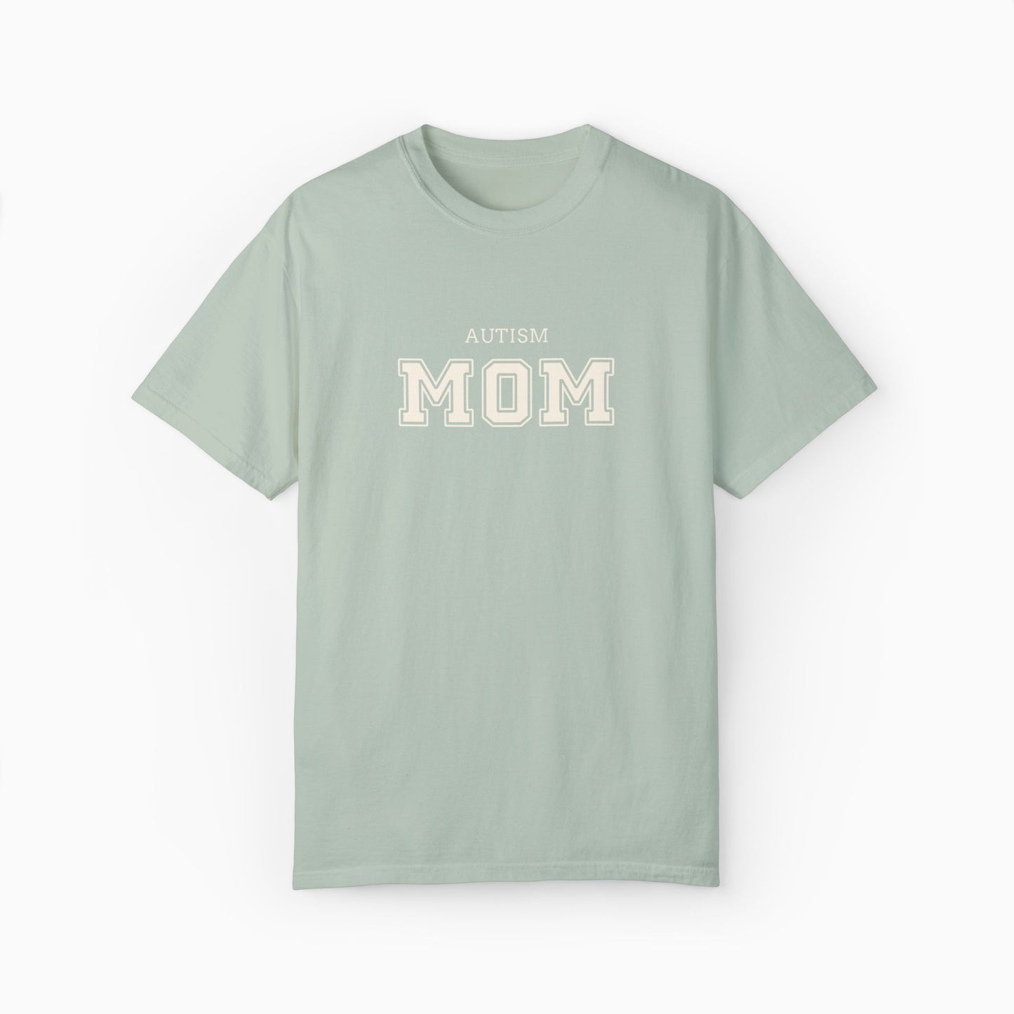 Autism Mom College Comfort Colors Tee