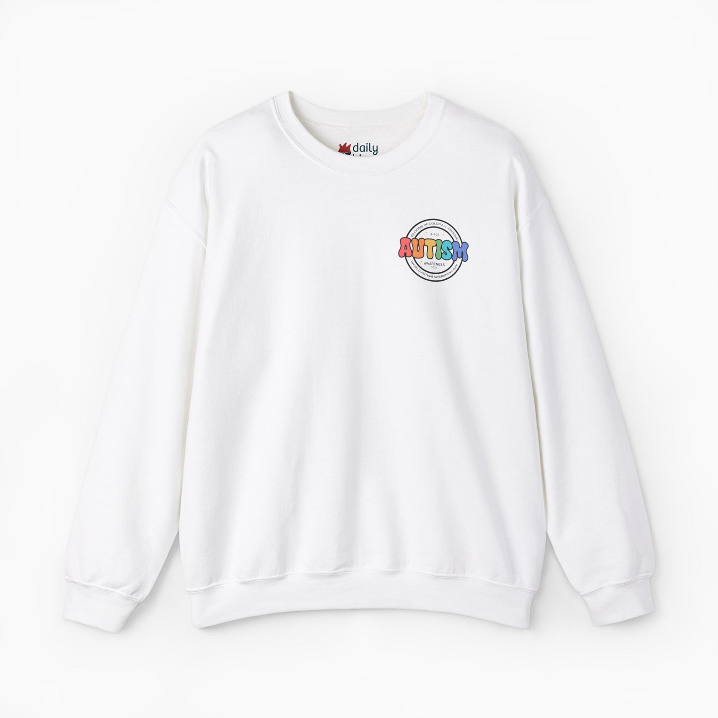 Autism Awareness 2025 - Blooms of Color All Around Sweatshirt