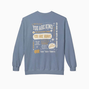 Autism Sweatshirt - Together We Bloom Tag Free Sweatshirt - Daily Bloom