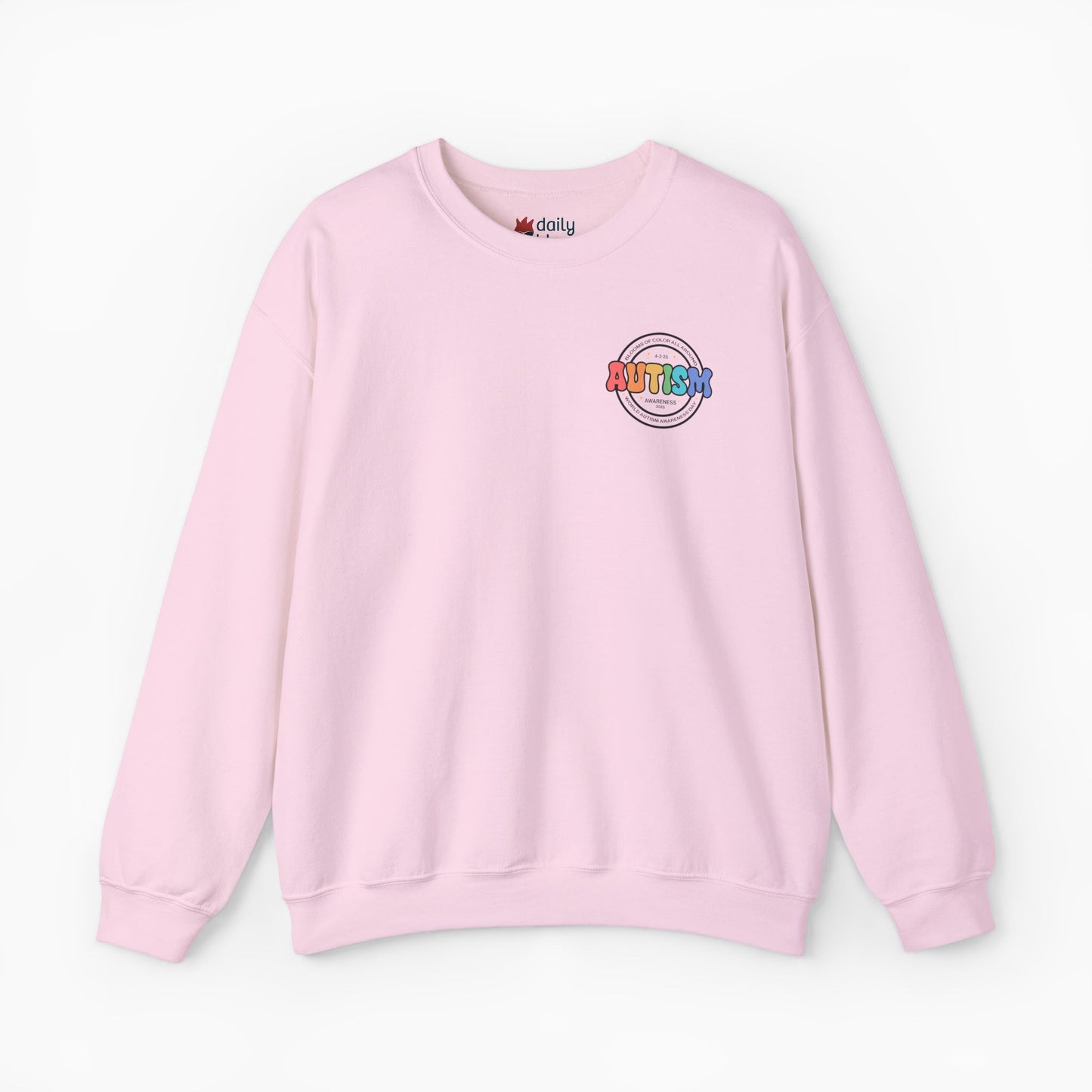 Autism Awareness 2025 - Blooms of Color All Around Sweatshirt