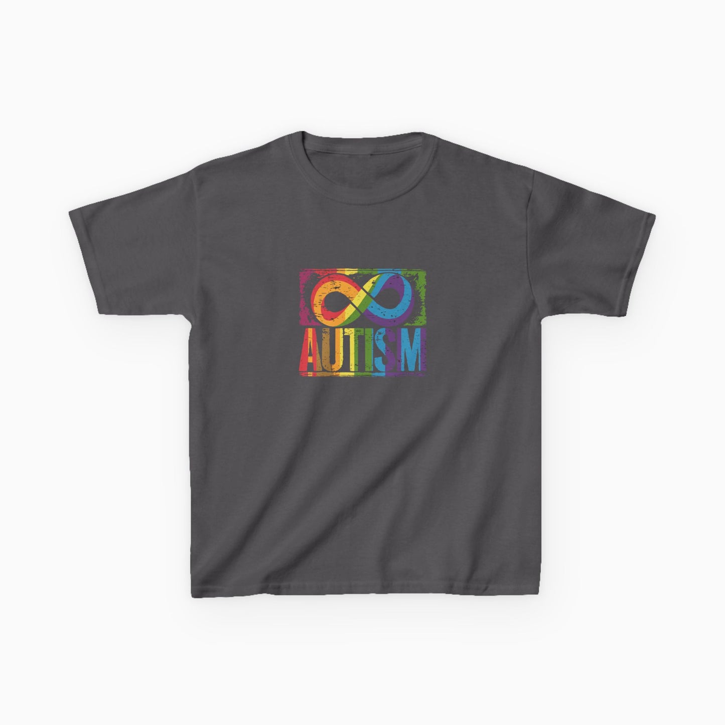 Autism Grunge Infinity Rainbow Kids T-Shirt
