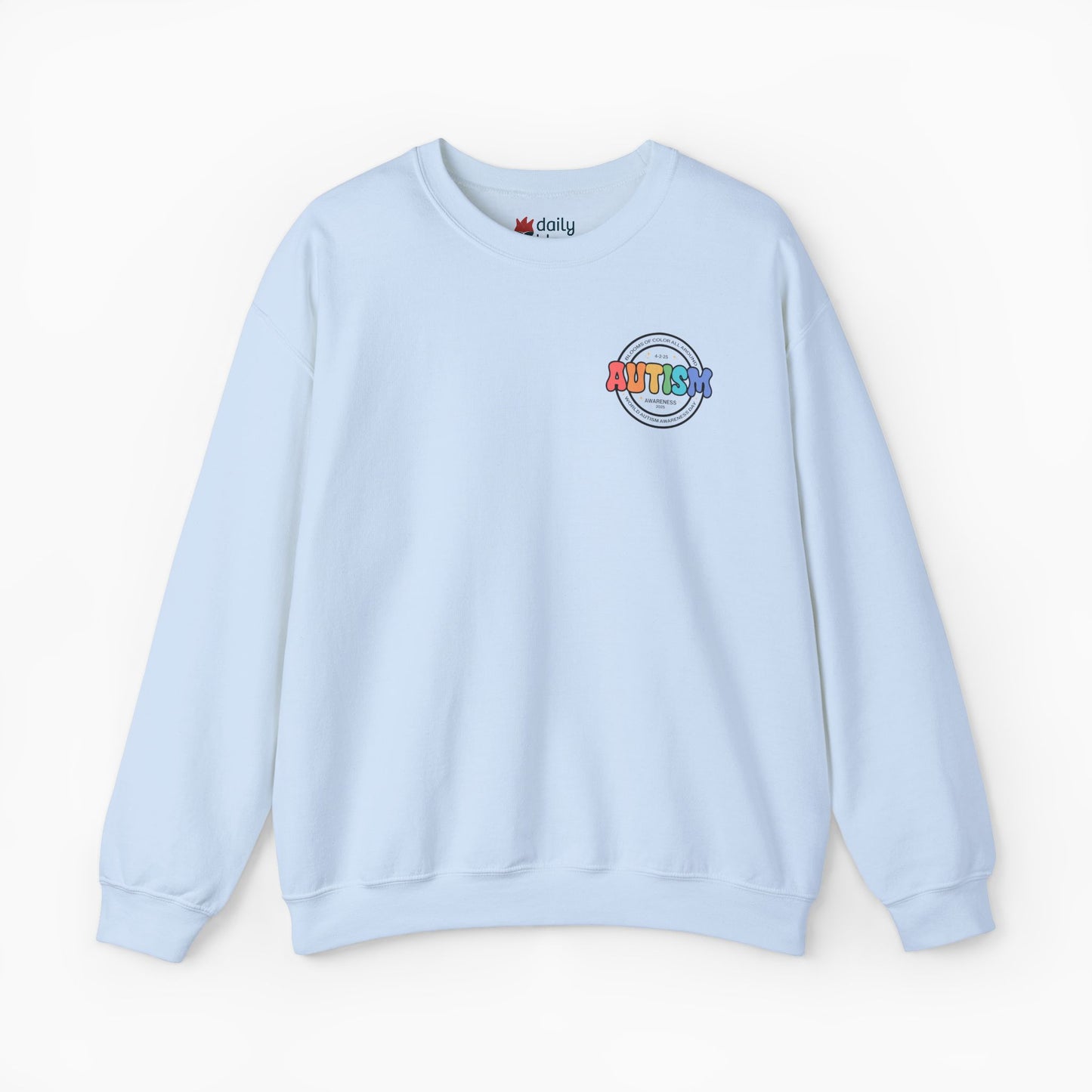 Autism Awareness 2025 - Blooms of Color All Around Sweatshirt