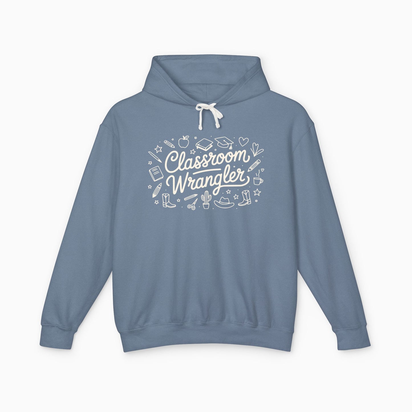 Classroom Wrangler Comfort Colors Lightweight Hoodie