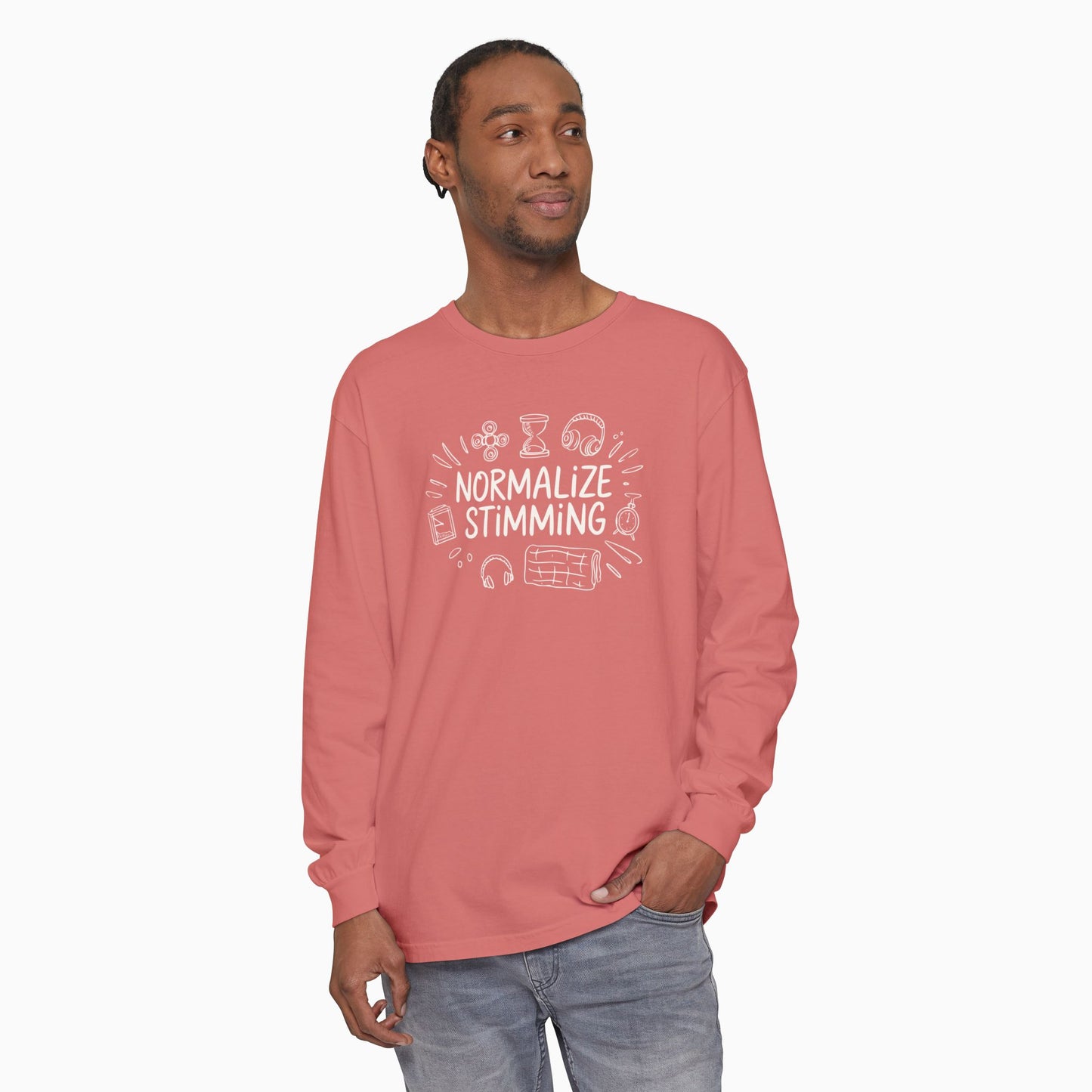 Normalize Stimming Comfort Colors Long Sleeve T-Shirt