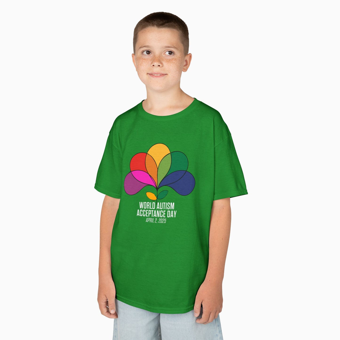 Autism Awareness 2025 - Spectrum in Bloom Youth T-Shirt