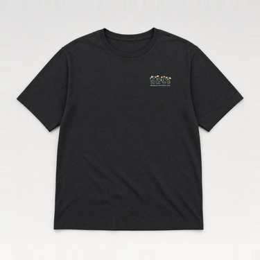 Progress over Perfection Tee w/ Back Print Black t-shirt, front