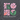 Inclusion Blooms Here Tee Dark Heather Grey t-shirt, back design close-up
