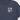 Inclusion Blooms Here Tee Heather Navy t-shirt, design close-up
