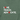 Love Teach Advocate - Love Hearts Tee Military Green t-shirt, design close-up