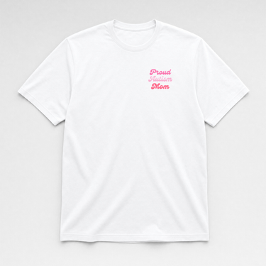 Proud Autism Mom Tee White t-shirt, front