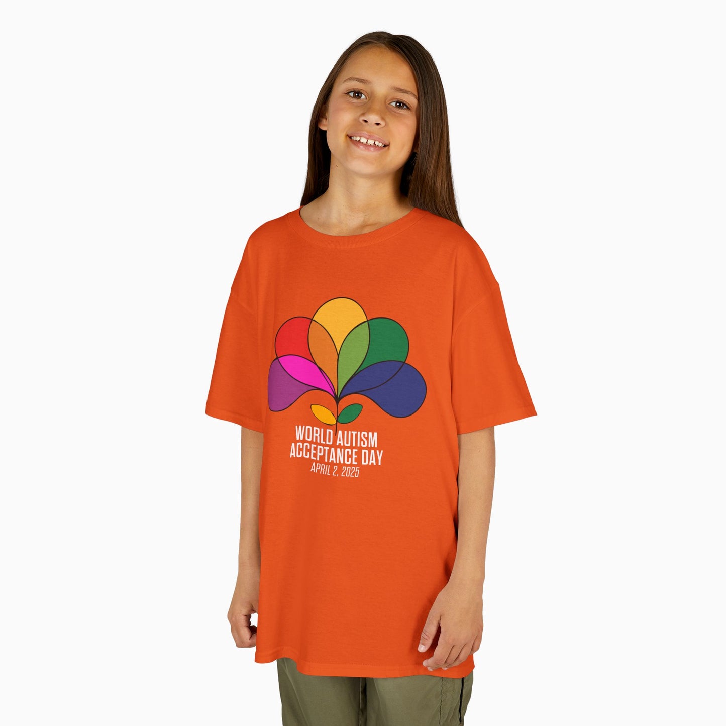 Autism Awareness 2025 - Spectrum in Bloom Youth T-Shirt