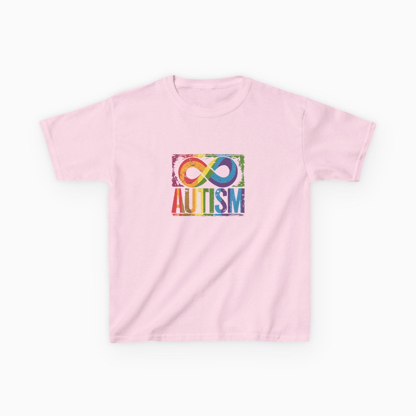 Autism Grunge Infinity Rainbow Kids T-Shirt