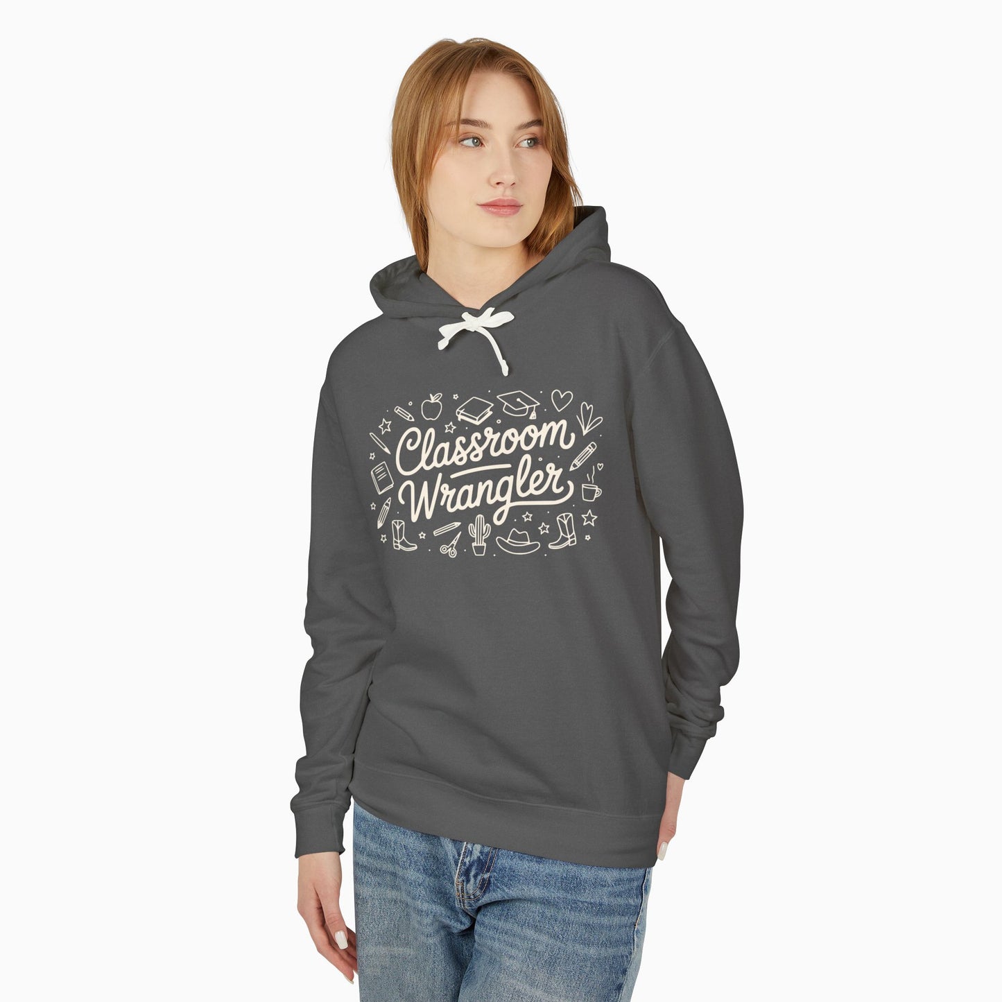 Classroom Wrangler Comfort Colors Lightweight Hoodie