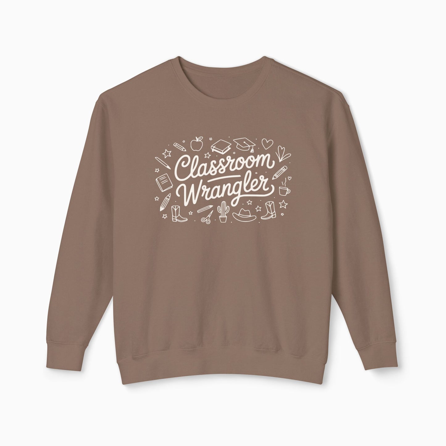 Classroom Wrangler Comfort Colors Lightweight Sweatshirt