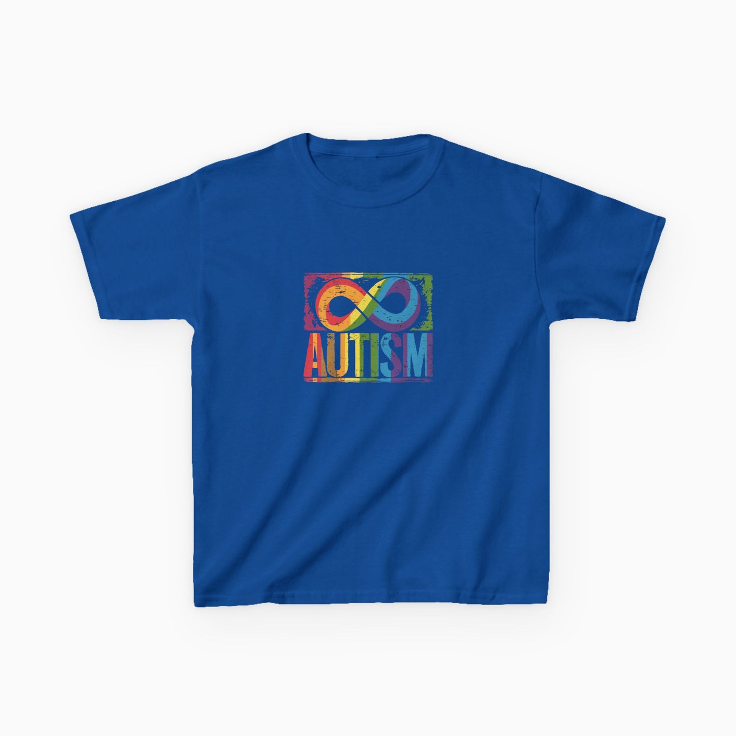 Autism Grunge Infinity Rainbow Kids T-Shirt