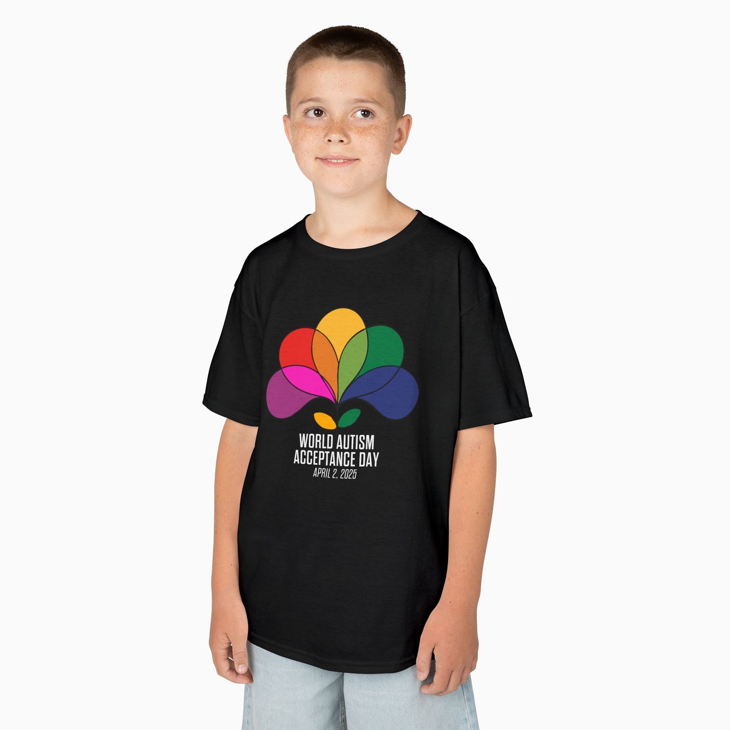 Autism Awareness 2025 - Spectrum in Bloom Youth T-Shirt
