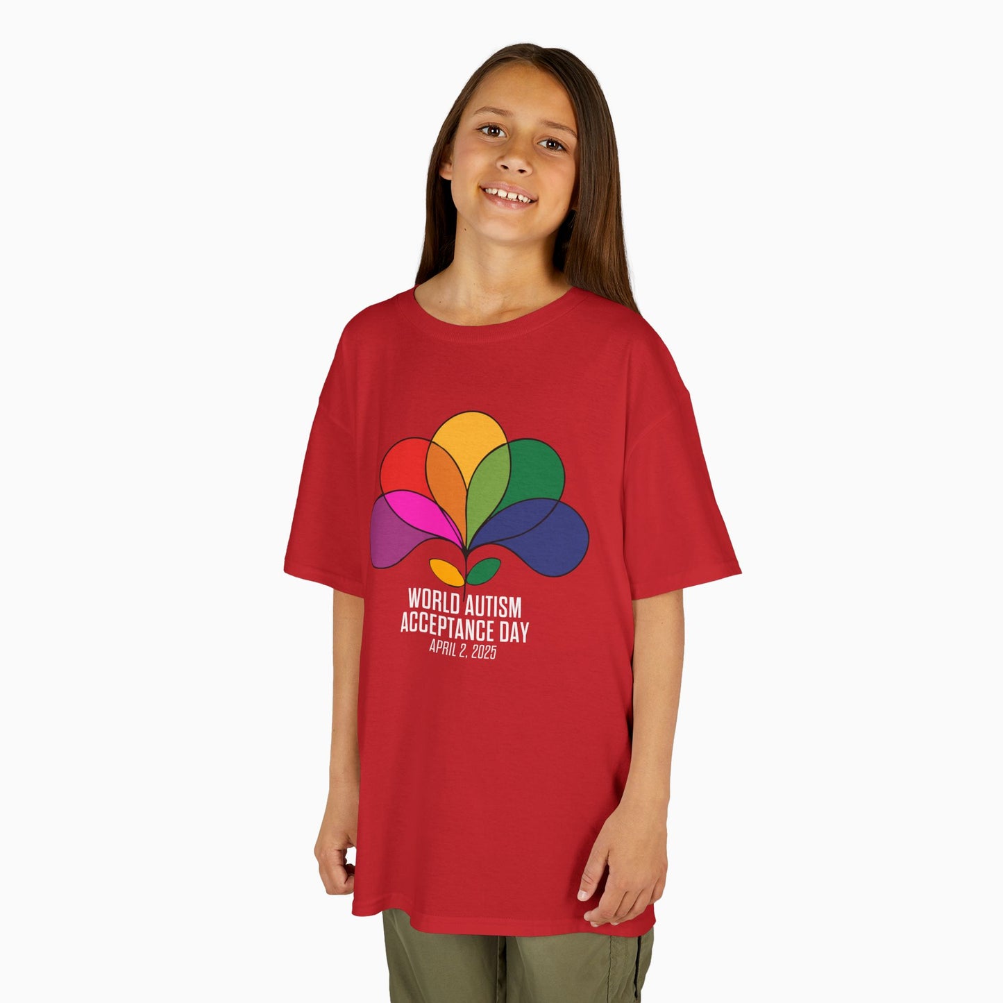 Autism Awareness 2025 - Spectrum in Bloom Youth T-Shirt