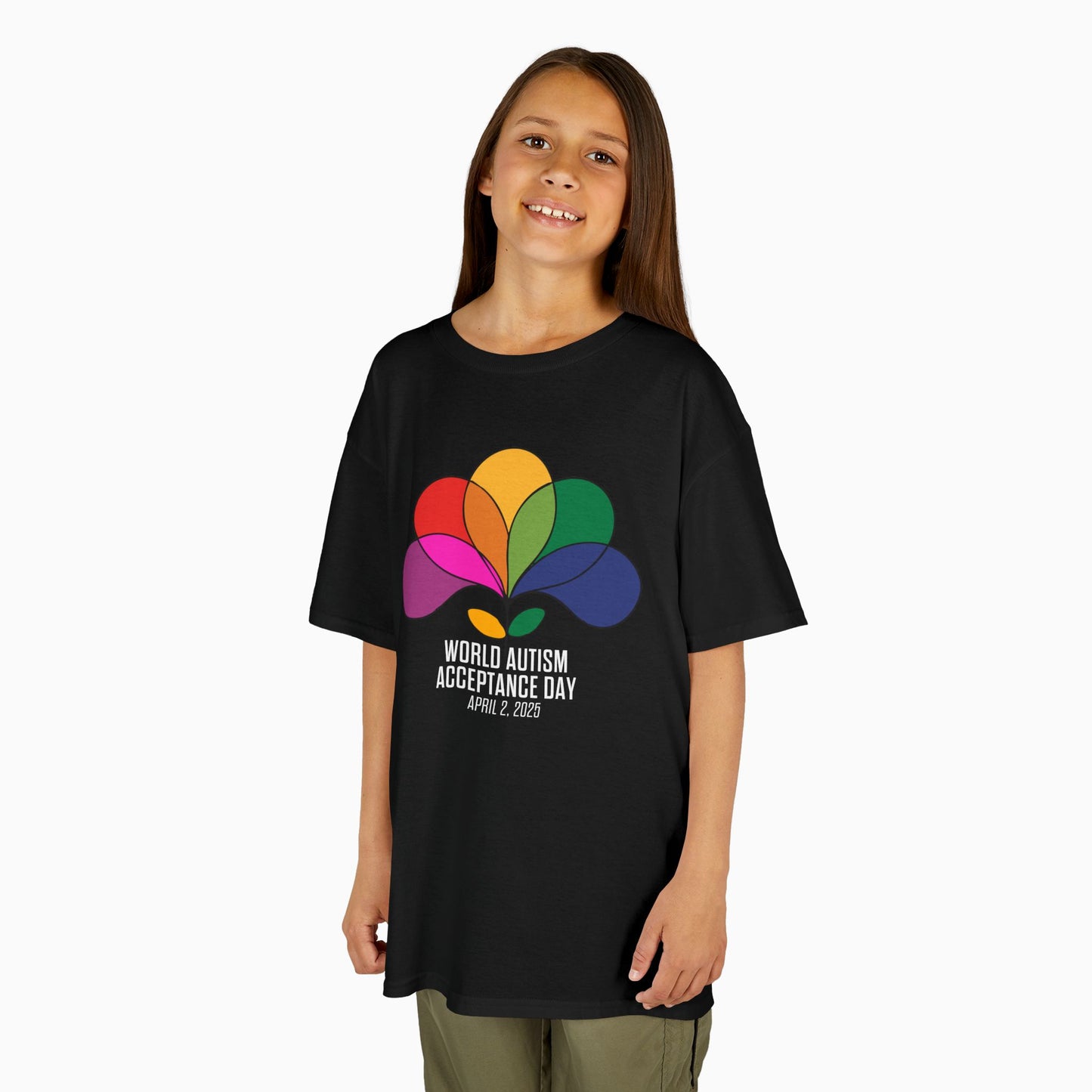 Autism Awareness 2025 - Spectrum in Bloom Youth T-Shirt