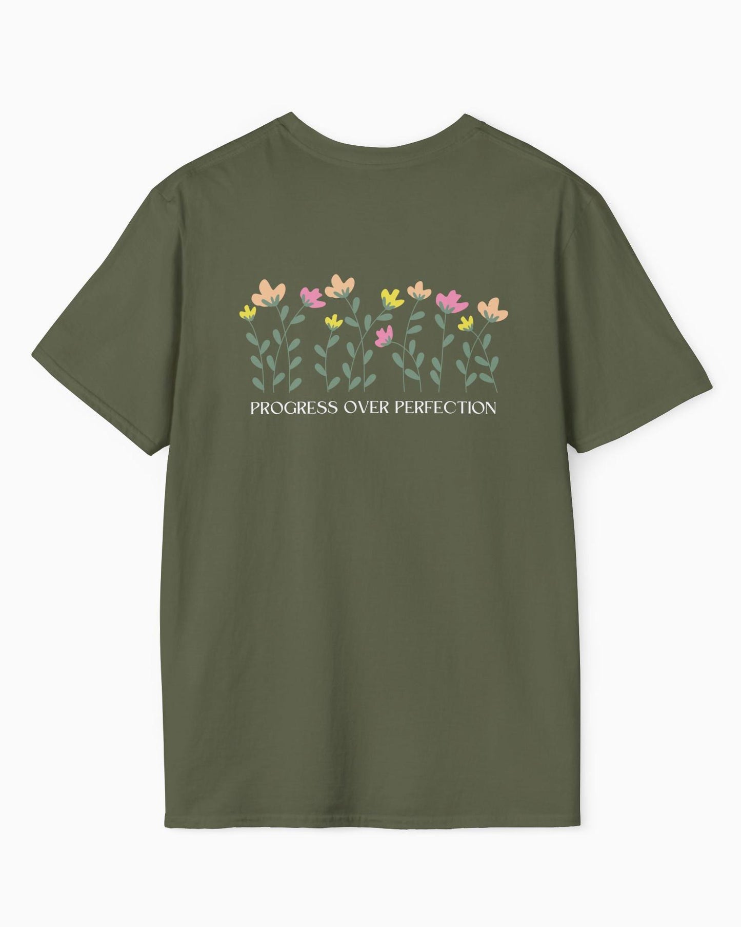 Progress over Perfection Tee w/ Back Print