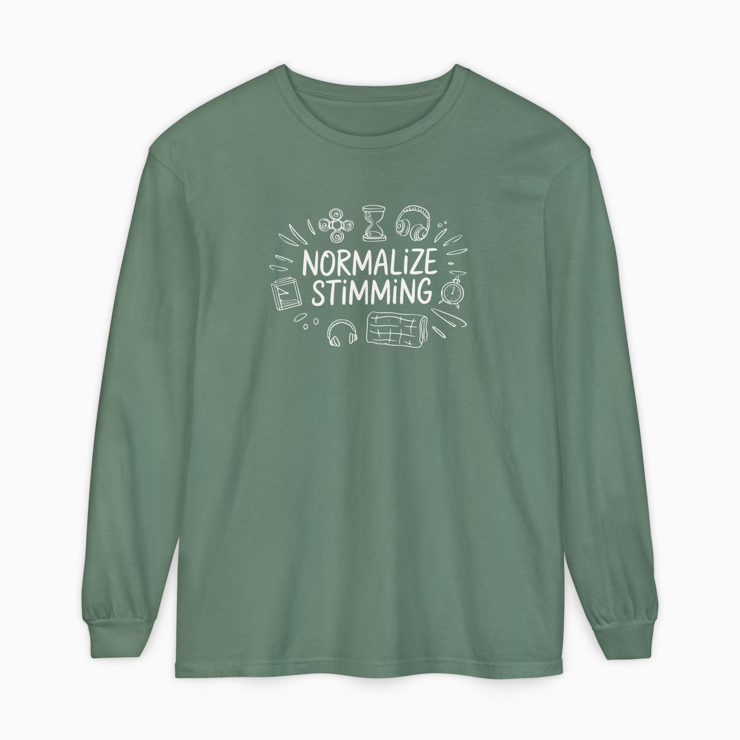 Normalize Stimming Comfort Colors Long Sleeve T-Shirt