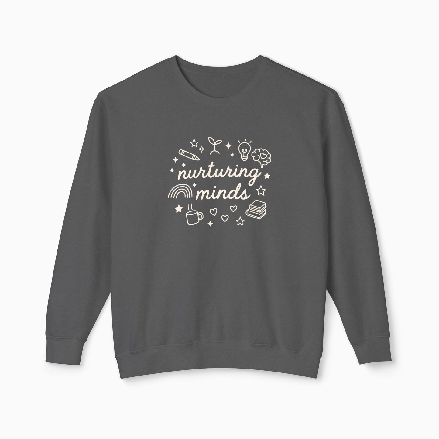 Nurturing Minds Comfort Colors Lightweight Sweatshirt