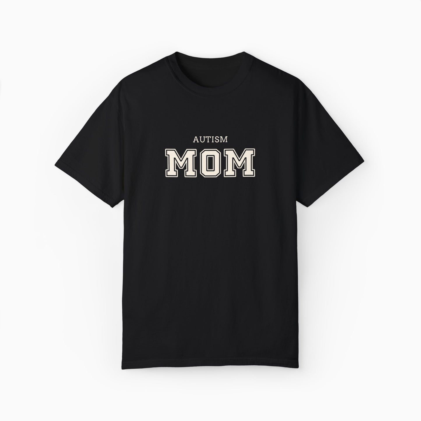 Autism Mom College Comfort Colors Tee
