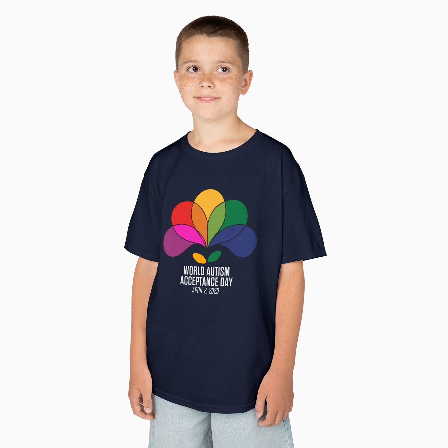 Autism Awareness 2025 - Spectrum in Bloom Youth T-Shirt