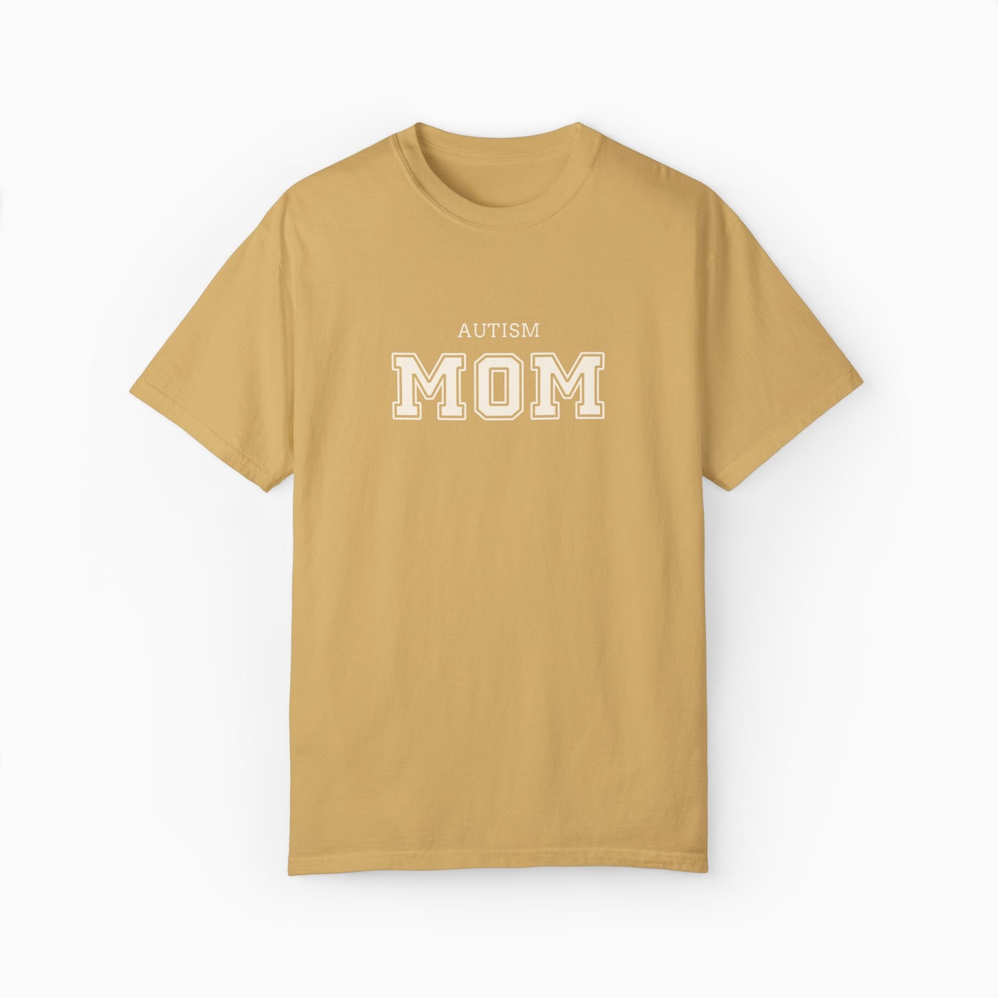 Autism Mom College Comfort Colors Tee