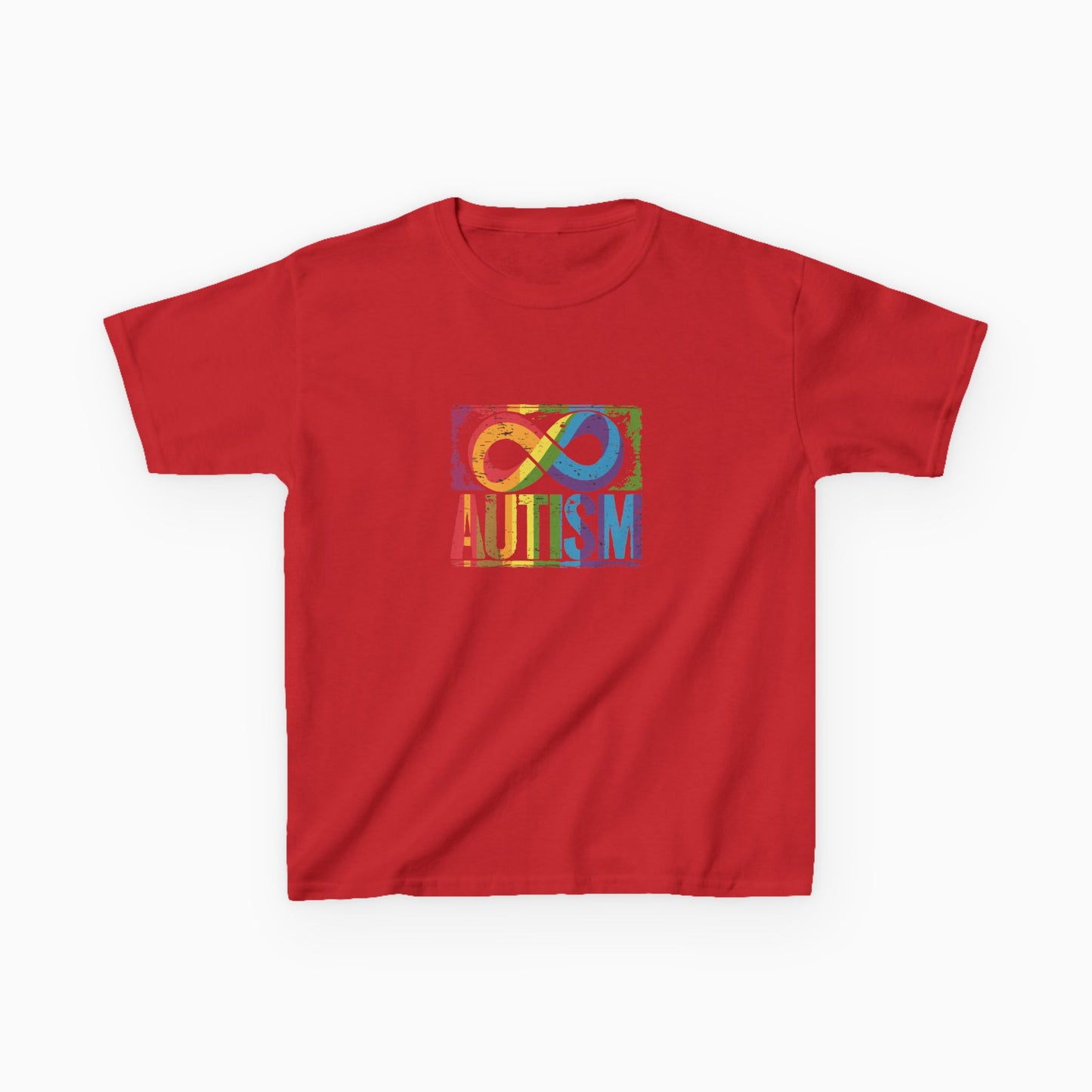 Autism Grunge Infinity Rainbow Kids T-Shirt