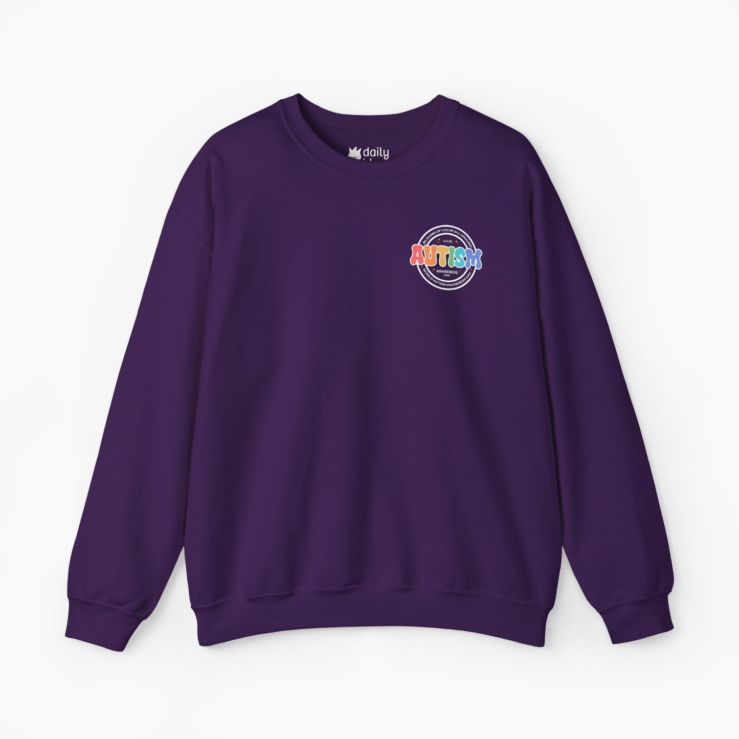 Autism Awareness 2025 - Blooms of Color All Around Sweatshirt
