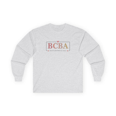 Autism Long - sleeve - BCBA Outline Long Sleeve T-Shirt - Daily Bloom
