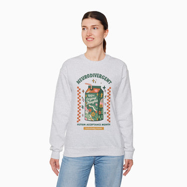 Autism Sweatshirt - 100% Original Thoughts Tag Free Sweatshirt - Daily Bloom