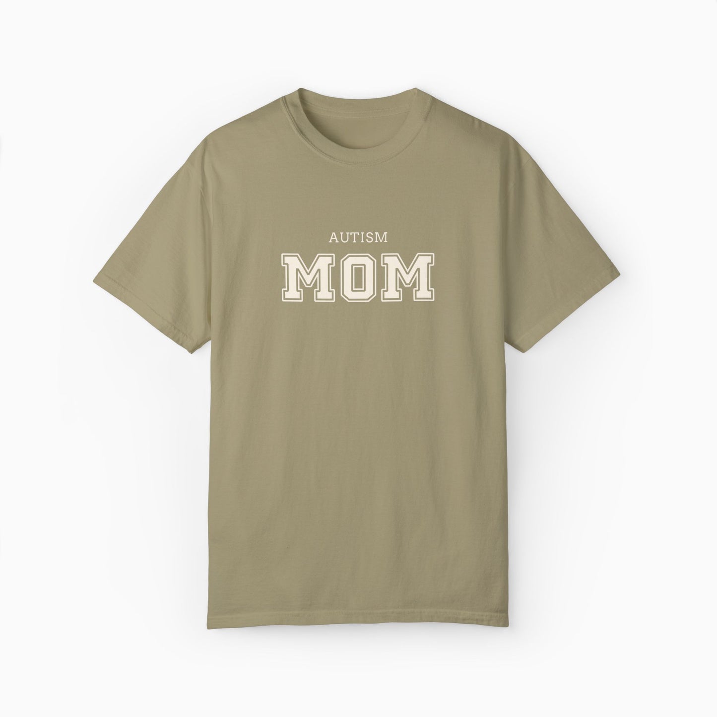 Autism Mom College Comfort Colors Tee