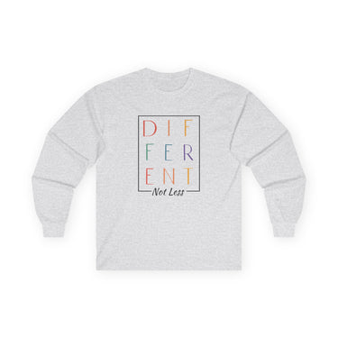 Autism Long - sleeve - Different Not Less Long Sleeve T-Shirt - Daily Bloom