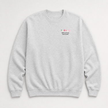 Different Petals Same Garden Sweatshirt Ash sweatshirt, front