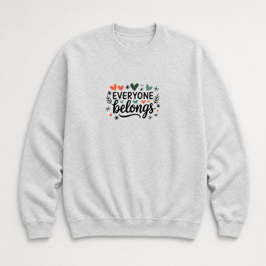 Everyone Belongs Sweatshirt Ash sweatshirt, front