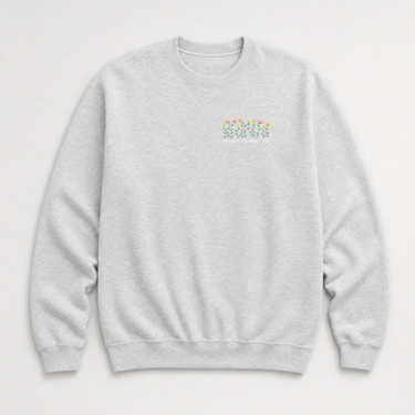 Progress Over Perfection Sweatshirt Ash sweatshirt, front