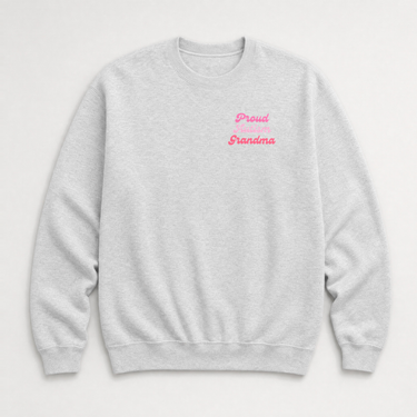 Proud Autism Grandma Sweatshirt Ash sweatshirt, front