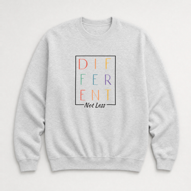 Different Not Less Sweatshirt Ash sweatshirt, front