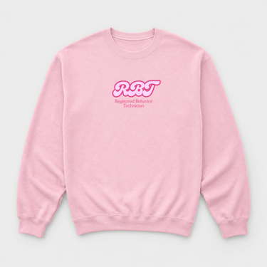 RBT Groovy Sweatshirt Light Pink sweatshirt, front