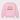 BCBA - Board Certified Behavior Analyst College Style Sweatshirt Light Pink sweatshirt, front