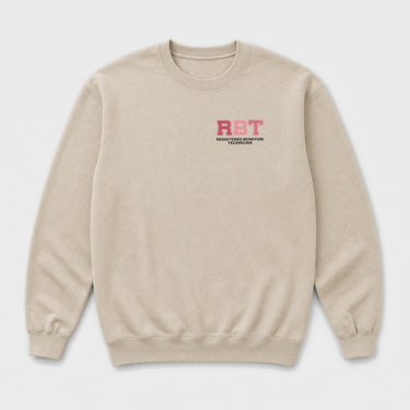 RBT College Sweatshirt Sand sweatshirt, front