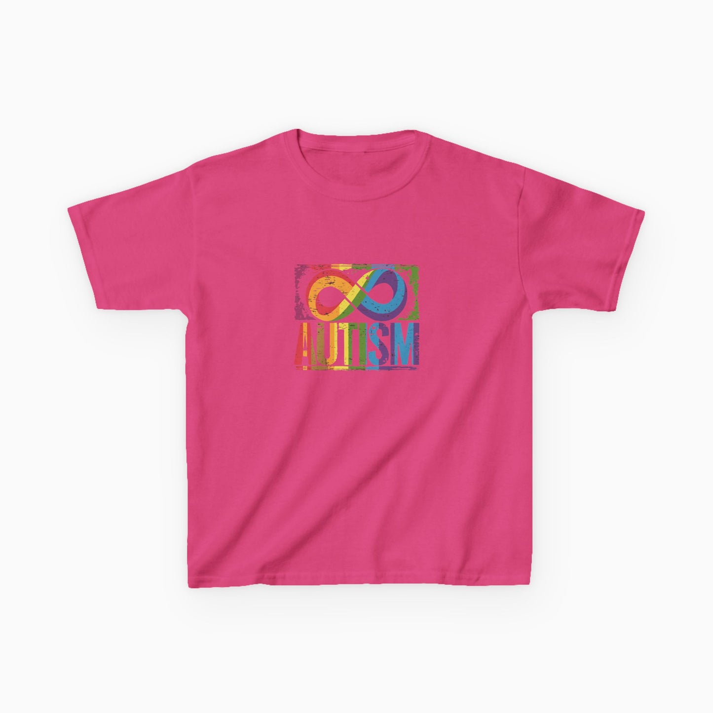 Autism Grunge Infinity Rainbow Kids T-Shirt