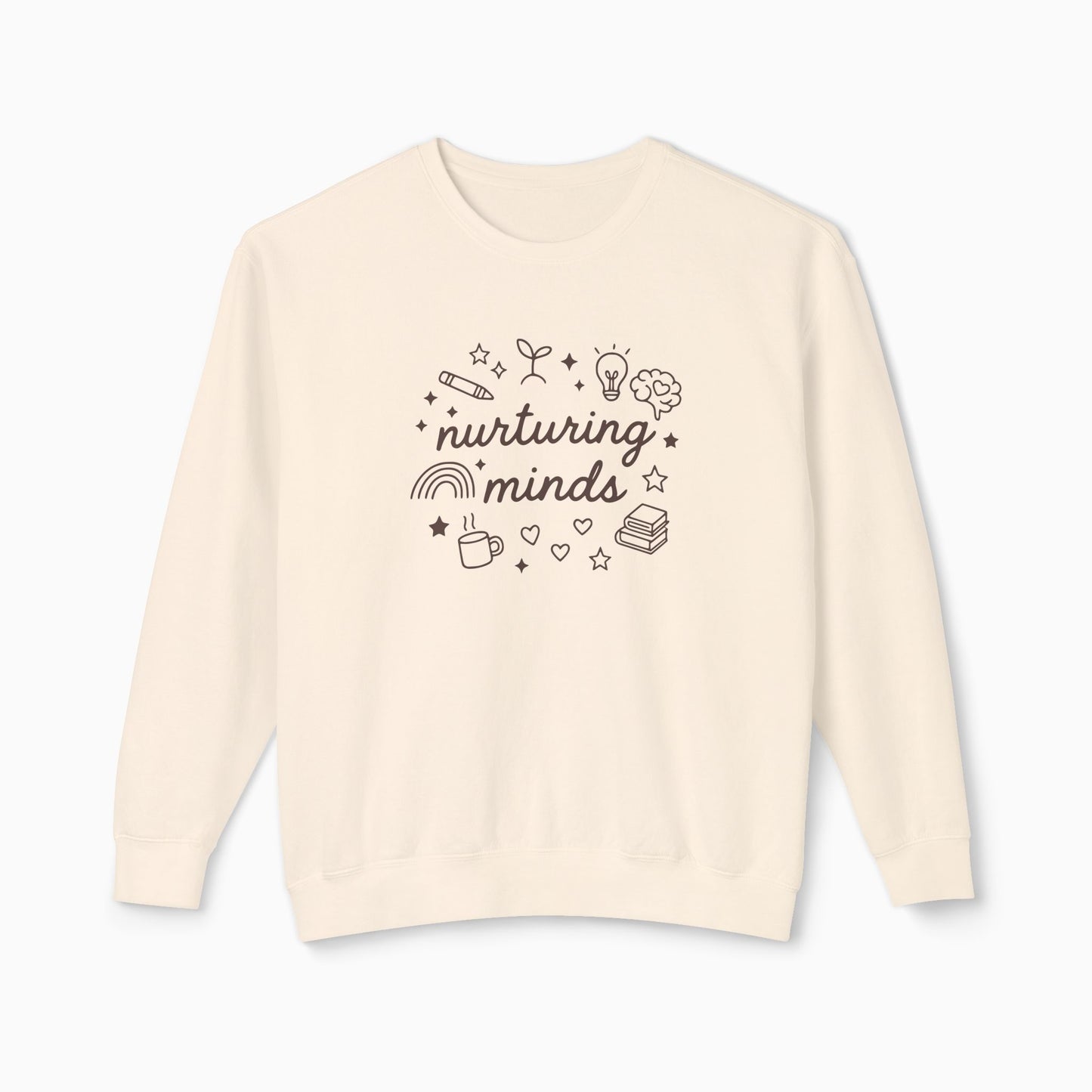 Nurturing Minds Comfort Colors Lightweight Sweatshirt