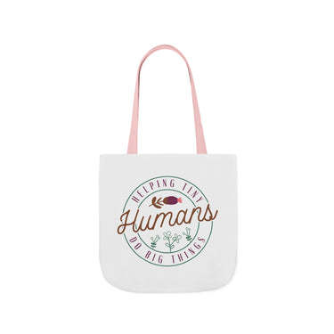 Autism Accessories - Helping Tiny Humans Bo Big Things Canvas Tote Bag - Daily Bloom